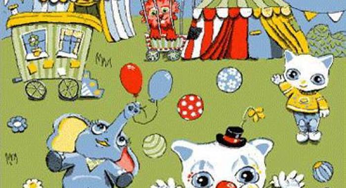 Детский ковер для малыша PTT Sorona JOYFUL KIDS Circus
